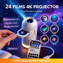 USB Flexible Galaxy Star Projector Lamp