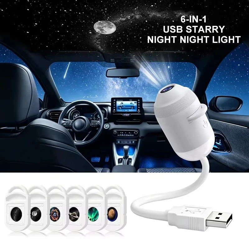 USB Flexible Galaxy Star Projector Lamp