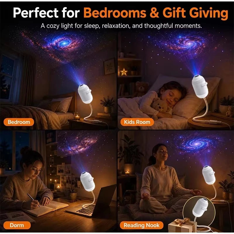 USB Flexible Galaxy Star Projector Lamp